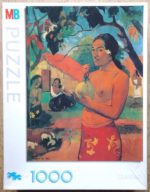 Image of the puzzle 1000, MB, Woman holding Mango, by Paul Gauguin, Complete, Picture of the box