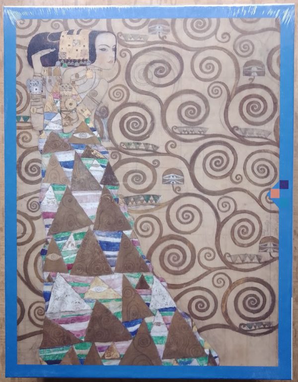 Image of the puzzle 1000, Impronte Edizioni, Expectation, by Gustav Klimt, Factory Sealed, Picture of the box