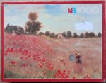 Image of the puzzle 1000, MB, Poppy Field, by Claude Monet, Complete, Picture of the box