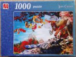 Image of the puzzle 1000, Jumbo, Fall Flung, by Tom Cross, Picture of the box