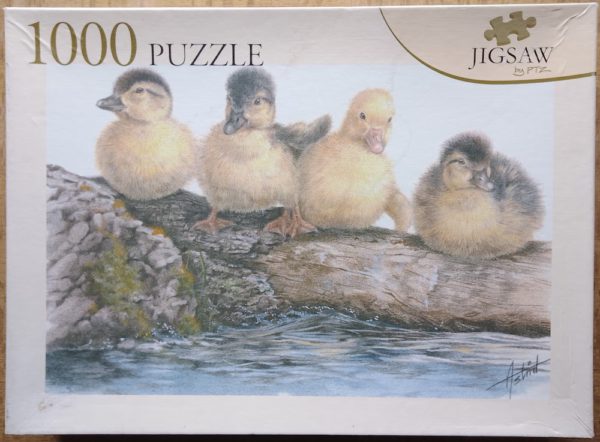 Image of the puzzle 1000, PTZ, Ducklings, by Astrid, Complete, Picture of the box
