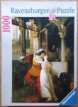 Image of the puzzle 1000, Ravensburger, The Last Kiss of Romeo and Juliet, by Francesco Hayez, Complete, Picture of the box