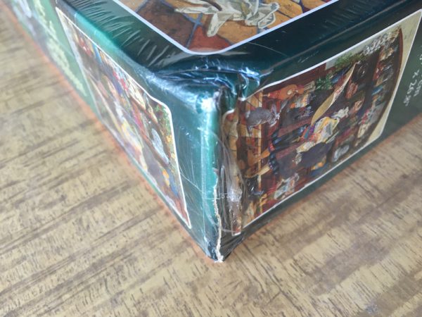 Image of the puzzle 1000, Jumbo, The Oath, by James Christensen, Factory Sealed, Picture of the corner