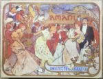 Image of the puzzle 1000, MB, Amants, by Alphonse Mucha, Complete, Picture of the box