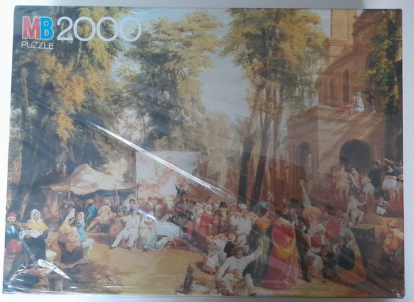 Image of the puzzle 2000, MB, Fair in the Champs-Élysées, by William Parrott, Factory Sealed, Picture of the box
