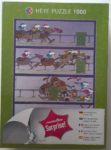 Image of the puzzle 1000, Heye, Surprise! Horses, Guillermo Mordillo, Factory Sealed, Picture of the box