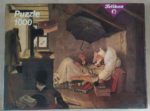 Image of the puzzle 1000, Pelikan, The Poor Poet, Carl Spitzweg, Sealed Bag, Picture of the box