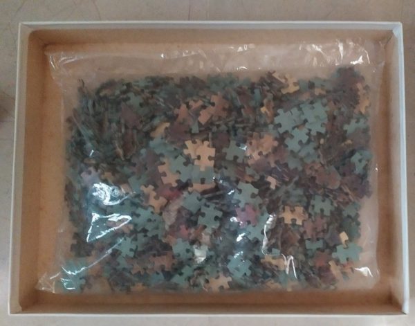Image of the puzzle Image of the puzzle 1000, Pelikan, The Poor Poet, Carl Spitzweg, Sealed Bag, Picture of the bag