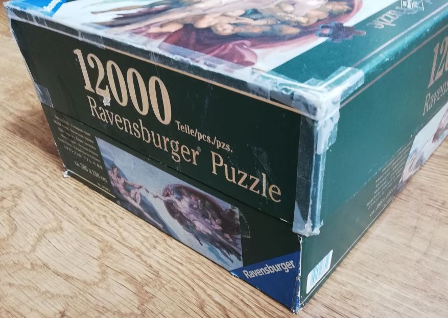 12000, Ravensburger, The Creation of Adam - Rare Puzzles 12000, Ravensburger, The Creation of Adam - Rare Puzzles