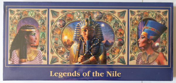 Image of the puzzle 2×500, 1000, Express Gifts, Legends of the Nile, by Andrew Farly, Factory Sealed, Picture of the box