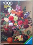 Image of the puzzle 1000, Ravensburger, Fruit and Flowers, by Johan Laurentz Jensen, Complete, Picture of the box