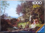 Image of the puzzle 1000, Ravensburger, Bridal Procession, Adrian Ludwig Richter, Complete, Picture of the box