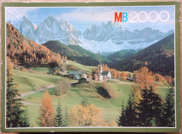 Image of the puzzle 2000, MB, The Dolomites, Sealed Bag, Picture of the box