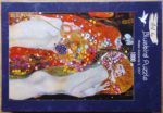 Image of the puzzle 1000, Bluebird, Water Serpents II, by Gustav Klimt, Incomplete, Picture of the box