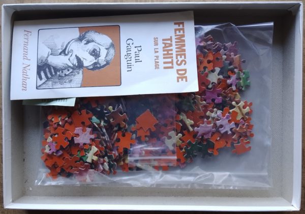 Image of the puzzle 500, Nathan, Women of Tahiti, by Paul Gauguin, Complete, Picture of the bag