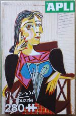 Image of the puzzle 280, Apli, Portrait of Dora Maar, by Pablo Picasso, Complete, Picture of the box