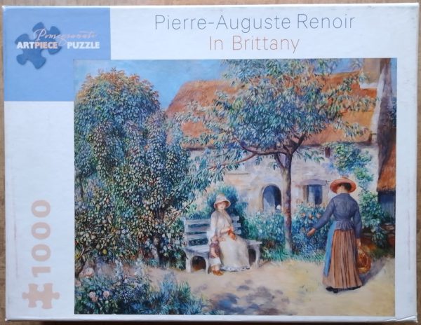 Image of the puzzle 1000, Pomegranate, In Brittany, by Pierre-Auguste Renoir, Complete, Picture of the box