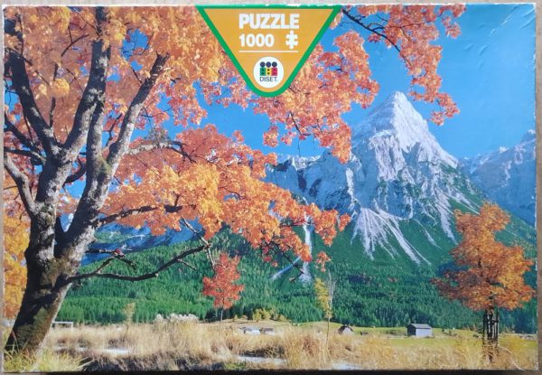 Image of the puzzle 1000, Diset, Tyrol Sonnenspitze, Austria, Incomplete, Picture of the box