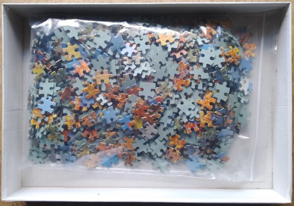 Image of the puzzle 1000, Diset, Tyrol Sonnenspitze, Austria, Incomplete, Picture of the bag