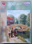 Image of the puzzle 500, Jumbo, Summer on the Canal, by Kevin Walsh, Complete, Picture of the box