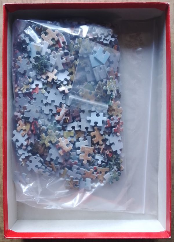 Image of the puzzle 500, Jumbo, Summer on the Canal, by Kevin Walsh, Complete, Picture of the bag