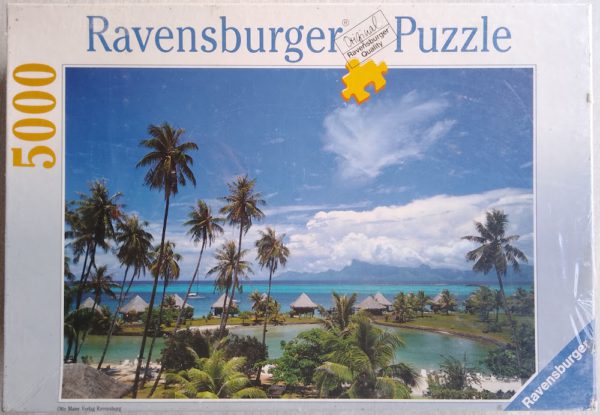 Image of the puzzle 5000, Ravensburger, Tahiti, Factory Sealed, Picture of the box