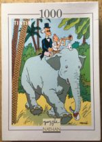 Image of the puzzle 1000, Nathan, Cigars of the Pharaoh, by Hergé, Complete, Picture of the box