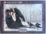 Image of the puzzle 1000, Heye, Raven, by Victoria Francés, Factory Sealed, Picture of the box