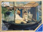 Image of the puzzle 1000, Ravensburger, The Barque, by Édouard Manet, Sealed Bag, Picture of the box