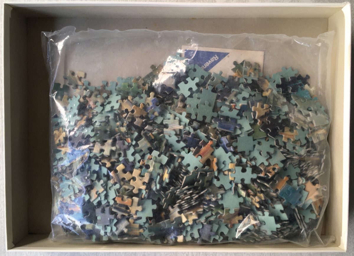 1000, Ravensburger, The Barque, by Édouard Manet, Sealed Bag, 2024-10-01 Image of the puzzle 1000, Ravensburger, The Barque, by Édouard Manet, Sealed Bag, Picture of the bag