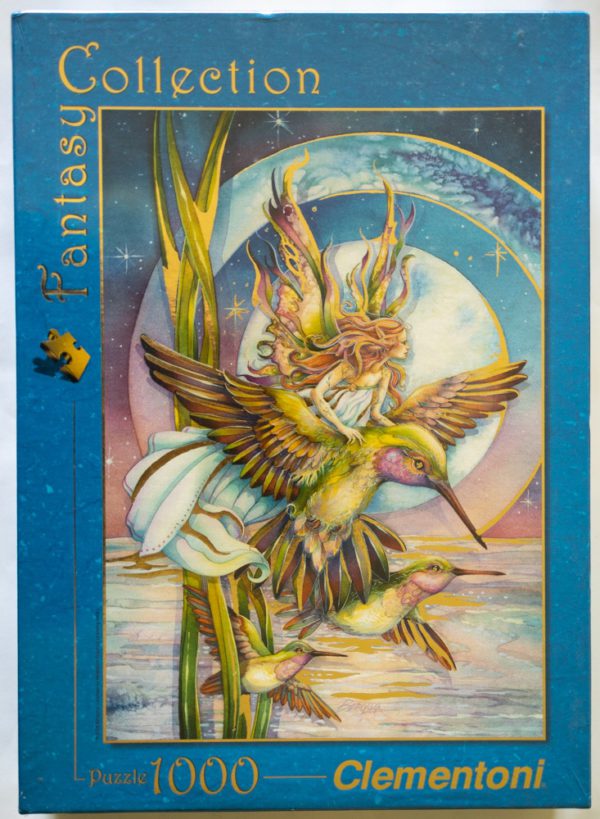 Image of the puzzle 1000, Clementoni, Amid Hummers, by Jody Bergsma, Factory Sealed, Picture of the box