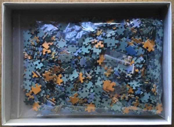 Image of the puzzle 1000, Ravensburger, Bull Elk, James Hautman, Complete, Picture of the bag