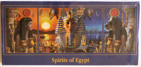 Image of the puzzle 2×500, 1000, Express Gifts, Spirits of Egypt, by Andrew Farley, Factory Sealed, Picture of the box