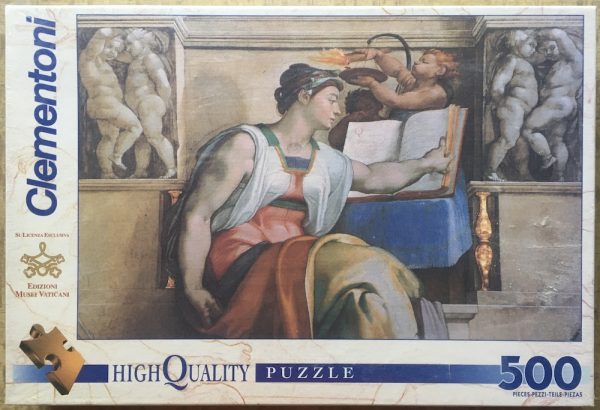 Image of the puzzle 500, Clementoni, Eritrea, by Michelangelo, Factory Sealed, Picture of the box