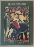 Image of the puzzle 1000, Heye, Elephant Family, John Kilaka, Factory Sealed, Picture of the box
