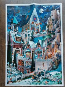 Image of the puzzle 2000, Heye, Castle of Horror, Jean-Jacques Loup, Sealed Bag, Picture of the poster