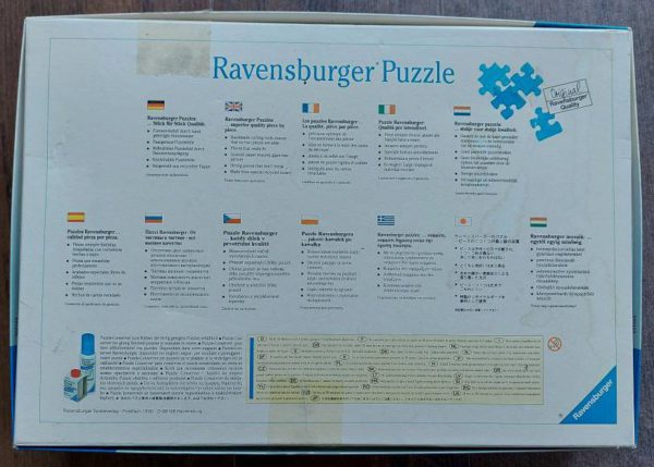 Image of the puzzle 5000, Ravensburger, Venice: Basilica della Salute at Sunrise, Sealed Bag, Picture of the back