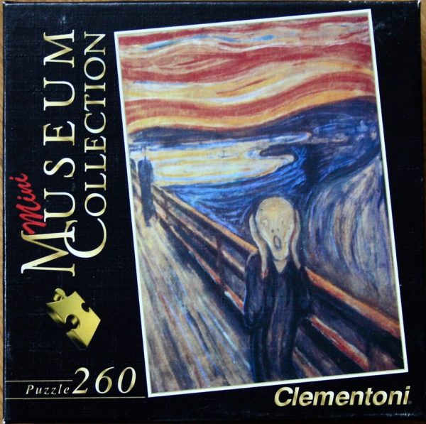 Image of the puzzle 260, Clementoni, The Scream, by Edvard Munch, Complete, Picture of the box