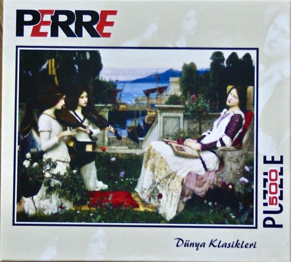 Image of the puzzle 500, Perre, Cecilia, John William Waterhouse, Complete, Picture of the box