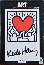 Image of the puzzle 500, Schmidt, Untitled, 1987, Keith Haring, Complete, Picture of the box