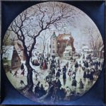 Image of the puzzle 500, Waddington, A Winter Scene with Skaters near a Castle, by Hendrick Avercamp, Complete, Picture of the box