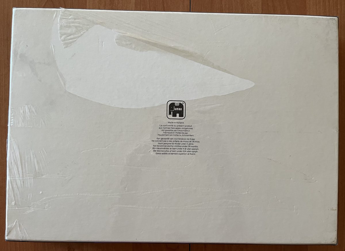 Image of the puzzle Image of the puzzle 3000, Jumbo, Outdoor Party, by Dirck Hals, Factory Sealed, Picture of back