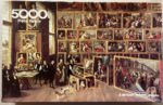Image of the puzzle 5000, Falcon, The Archduke Leopold Wilhelm's Studio, by Teniers, Sealed Bag, Picture of the Box