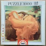 Image of the puzzle 1000, Educa, Flaming June, by Frederic Leighton, Sealed Bag, Picture of the box