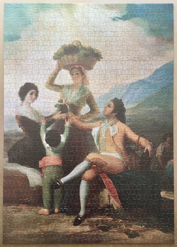 Image of the puzzle 1500, Educa, The Grape Harvest, Complete, Picture of the puzzle