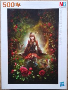 Image of the puzzle 500, MB, Mysterious Roses, by SHU, Sealed Bag, Picture of the box