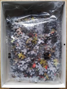 Image of the puzzle 500, MB, Mysterious Roses, by SHU, Sealed Bag, Picture of the bag