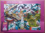 Image of the puzzle 1000, Heye, Tarantino Films, by Alexandre Clérisse, Factory Sealed, Picture of the box