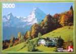 Image of the puzzle 3000, Nathan, High Mountain Pasture, Sealed Bag, Picture of the box