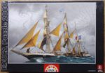 Image of the puzzle 2000, Educa, Under Full Sail, by Philip Plisson, Factory Sealed, Picture of the box
